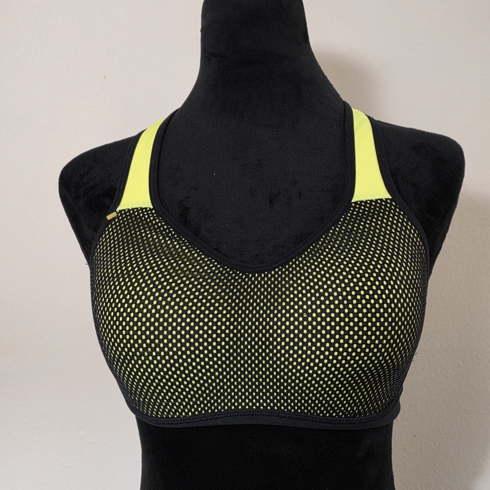 C9 By Champion Yellow and Black Sports Bra